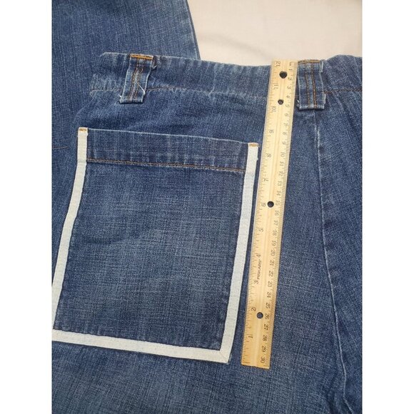Marithe Francois Girbaud M+FG Sz 36M Shuttle Tape Denim Jeans 90s Baggy Y2K Wide - Picture 5 of 16